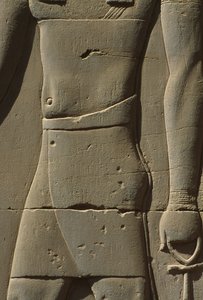 Detail van een reliëf